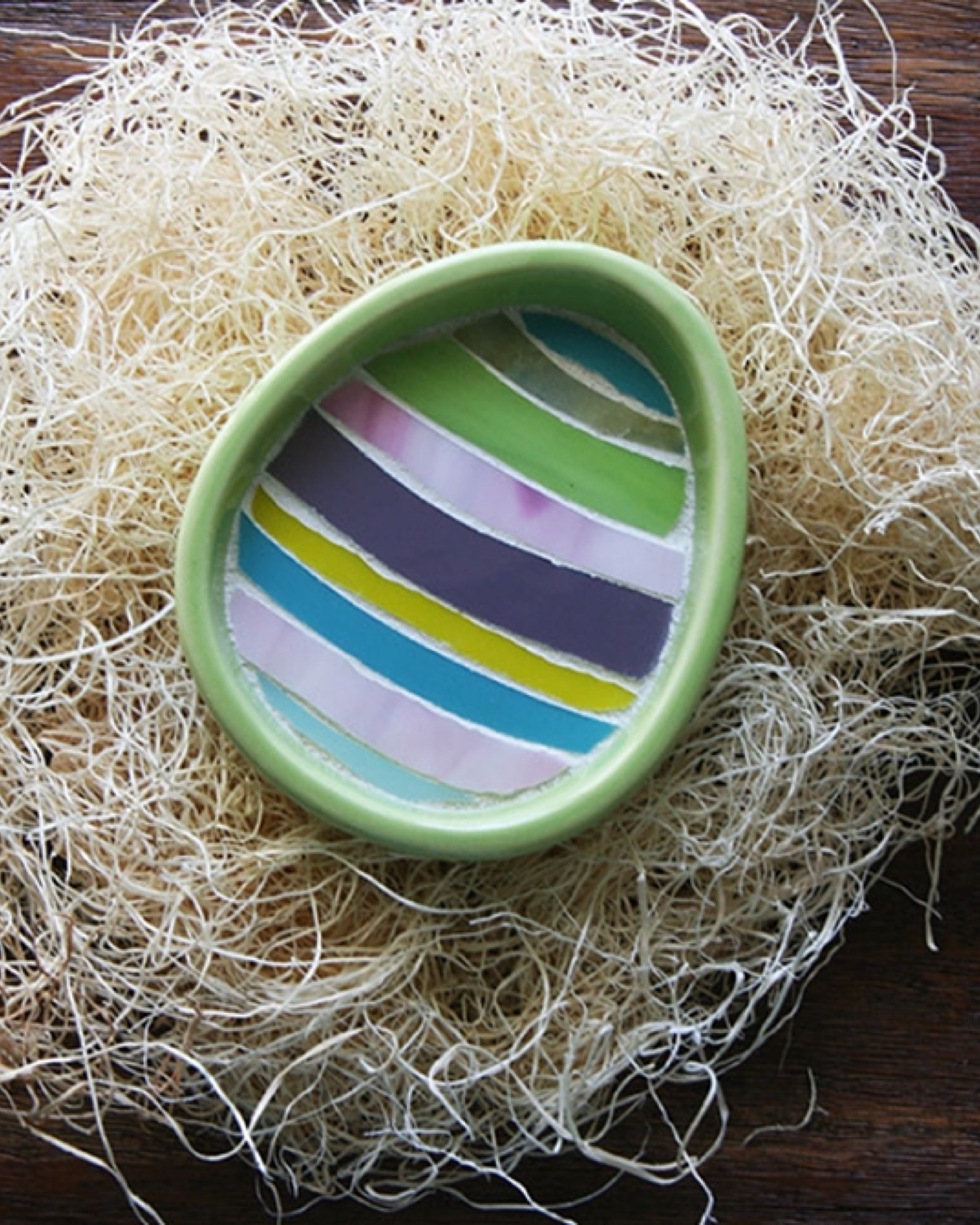 Sharing this sweet egg-shaped ramekin. 🐥 This dish is made of ceramic and is covered in hand-cut stained glass in blue, yellow, green, pink, and purple. 🐥 The mosaic is finished off with white grout. Other colors and shapes of ramekins are available. 🐥 For mosaic tips, tutorials, inspiration, and so much more please visit my YouTube channel: YouTube.com/julieweilbacher. Follow @julieweilbacher on Instagram for all things mosaic art. ramekin - egg ramekin - mosaic - Easter egg dish - Easter table scape - spring decor - egg decor - Easter coffee table decor - Easter decor - mosaic dish - spring candy dish - pastel green ramekin

#LTKfindsunder50 #LTKhome #LTKSeasonal