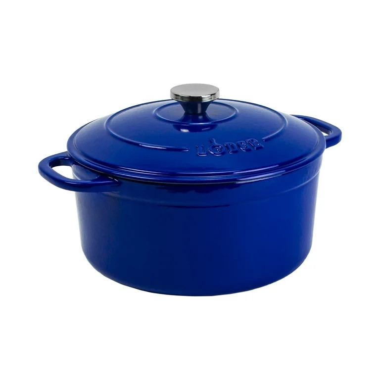 Lodge Cast Iron 4qt Indigo Enameled Dutch Oven | Walmart (US)
