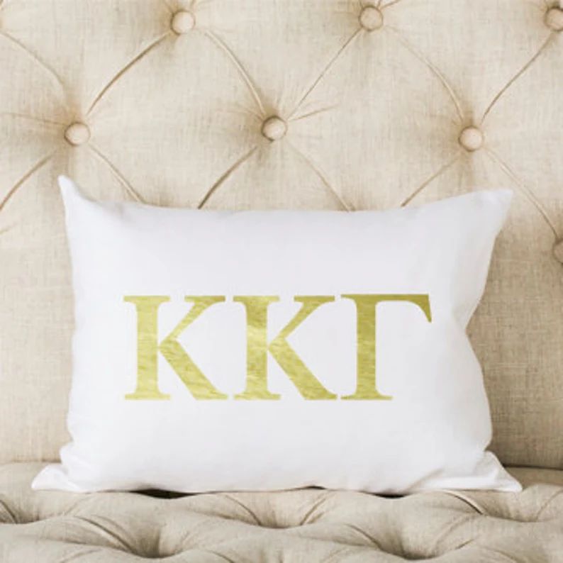 Sorority Kappa Pi Phi Tri Delt Theta Chi Omega Pillow Gift - Etsy | Etsy (US)