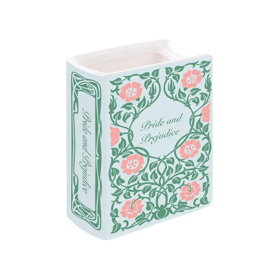 Art 101 Ink and Ivy Book Ceramic Pencil Cup - Stylish Floral Holder for Desk | Walmart (US)