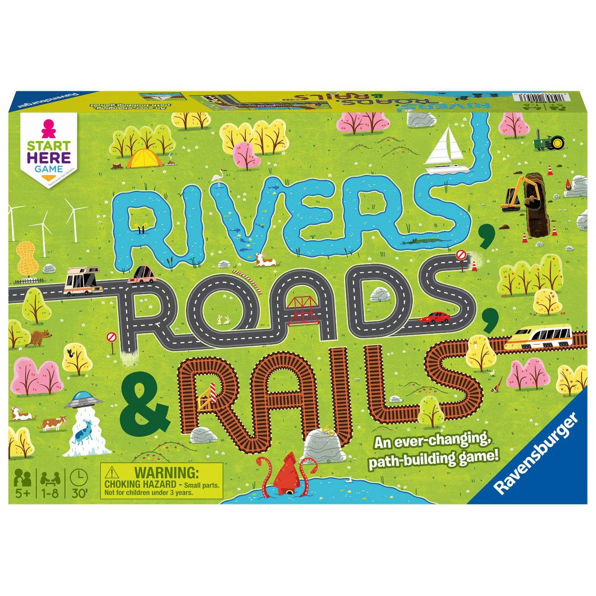 Ravensburger Rivers Roads & Rails Board Game | Target