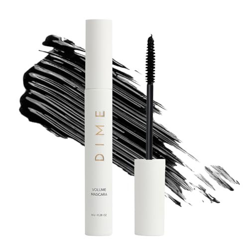DIME Beauty Volume Boost Tubing Mascara, Smudge Proof, Clump Free Mascara for Fuller, Thicker Lashes - Buildable Length and Volume with Squalane and Cacao Extract - Clean, Vegan - Black 0.28 oz / 8g | Amazon (US)