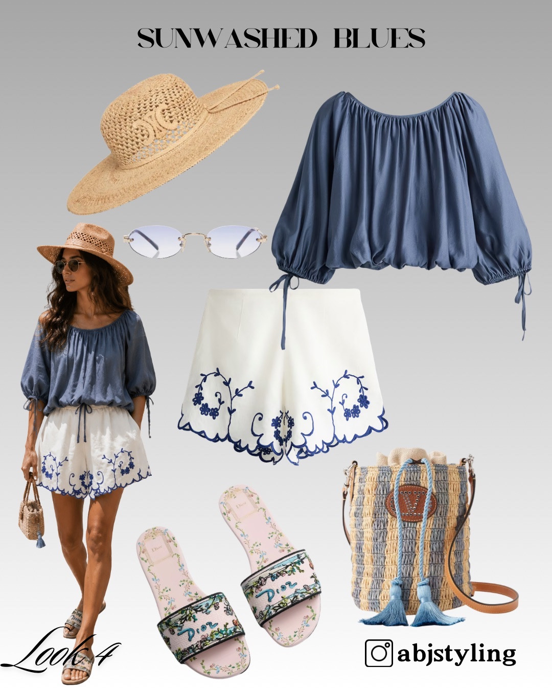One of those outfits that works for literally everything—from brunch to holiday evenings.

The embroidery gives the shorts such a pretty statement detail.

Styling tip: tuck just the front of the blouse or cinch at the waist for shape.

#LTKuk #LTKsummer #LTKeurope