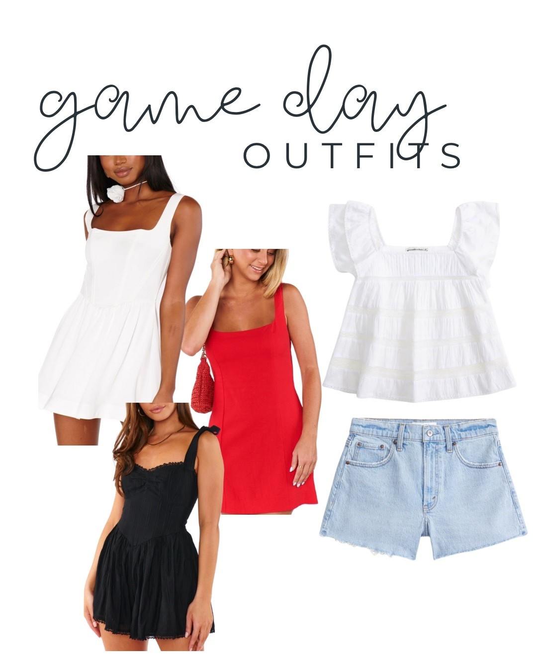 Red, black, and white game day outfits for early fall

#LTKSaleAlert #LTKFindsUnder100 #LTKSeasonal