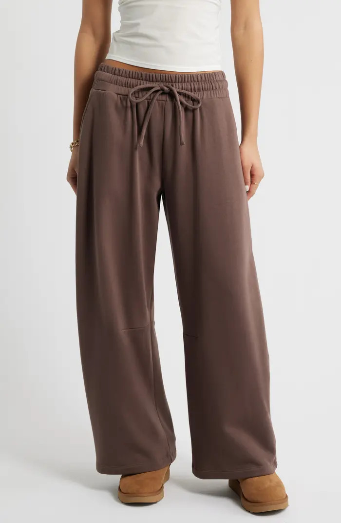 Barrel Leg Fleece Sweatpants | Nordstrom
