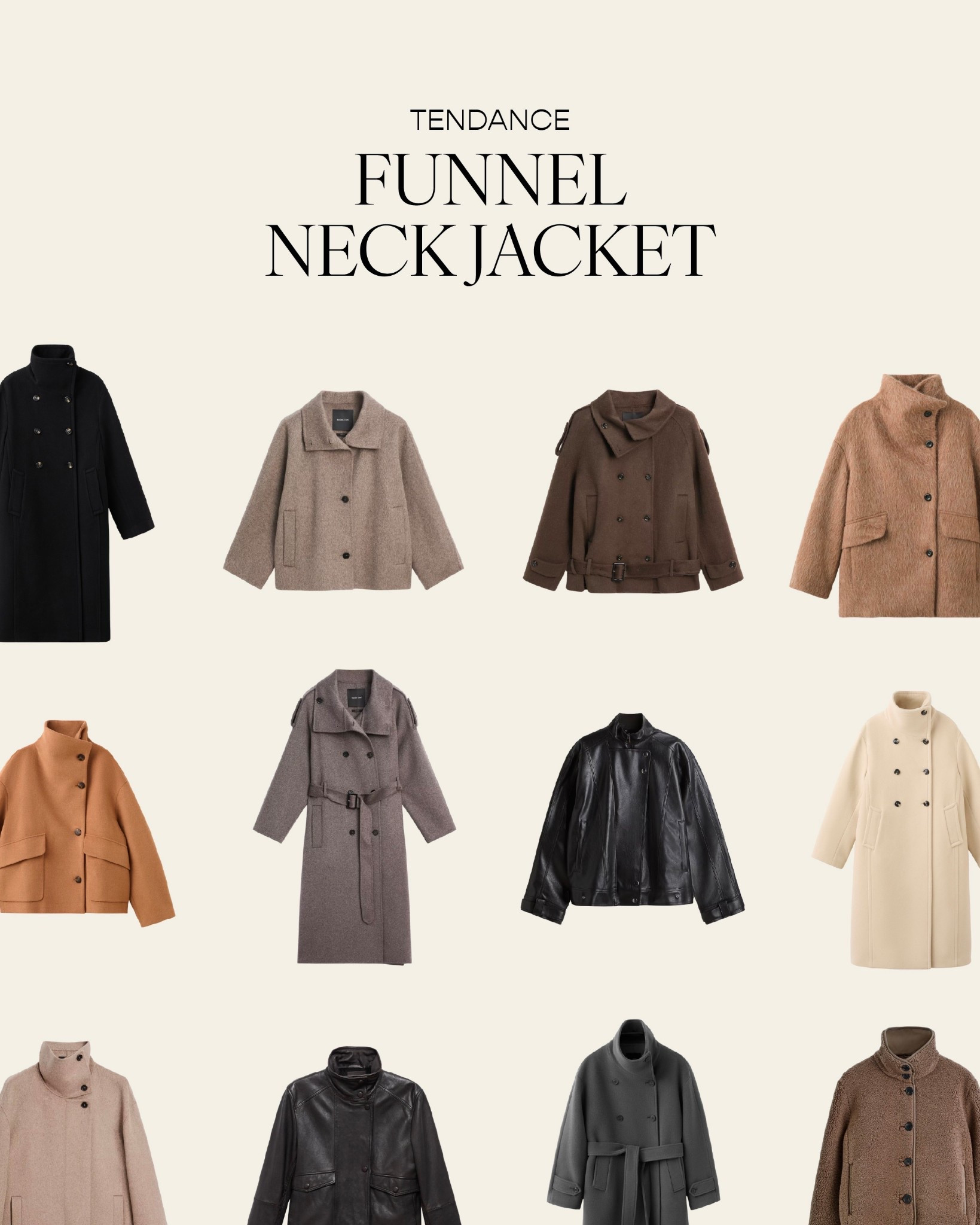 FUNNEL NECK JACKETS

Publicité  

#LTKwinter #LTKeurope #LTKfrance