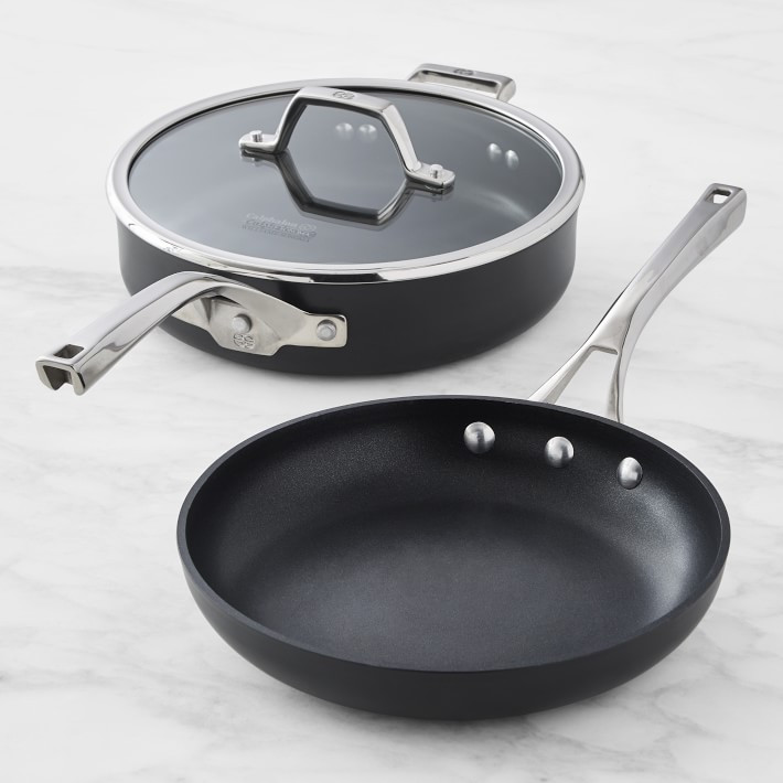 Calphalon Elite Nonstick 3-Piece Fry Pan & Sauté Pan Set | Williams-Sonoma