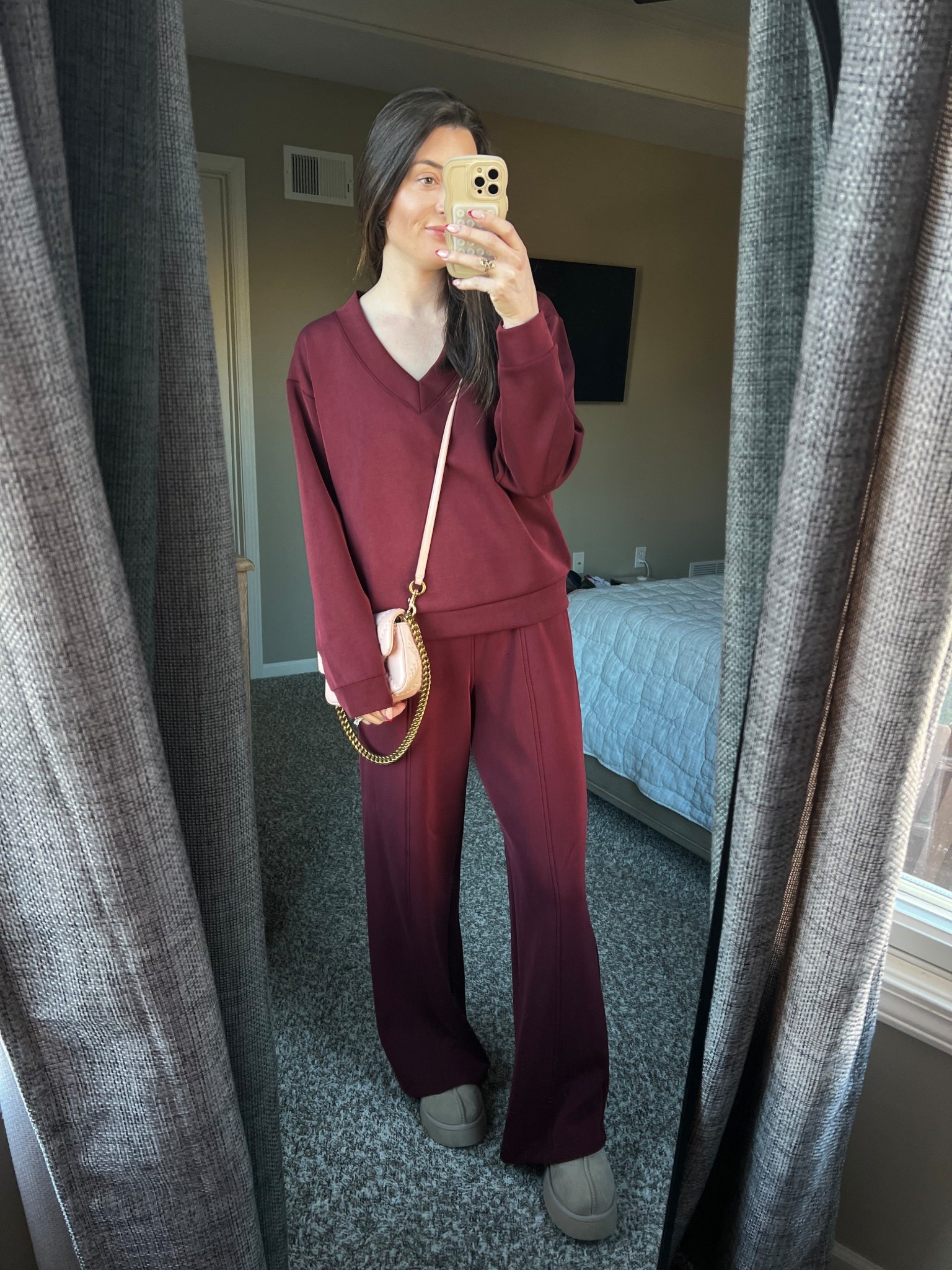 Cozy set that feels like Spanx or Athleta. Pants are high waisted and true to size  

#LTKFindsUnder50 #LTKActive #LTKootd