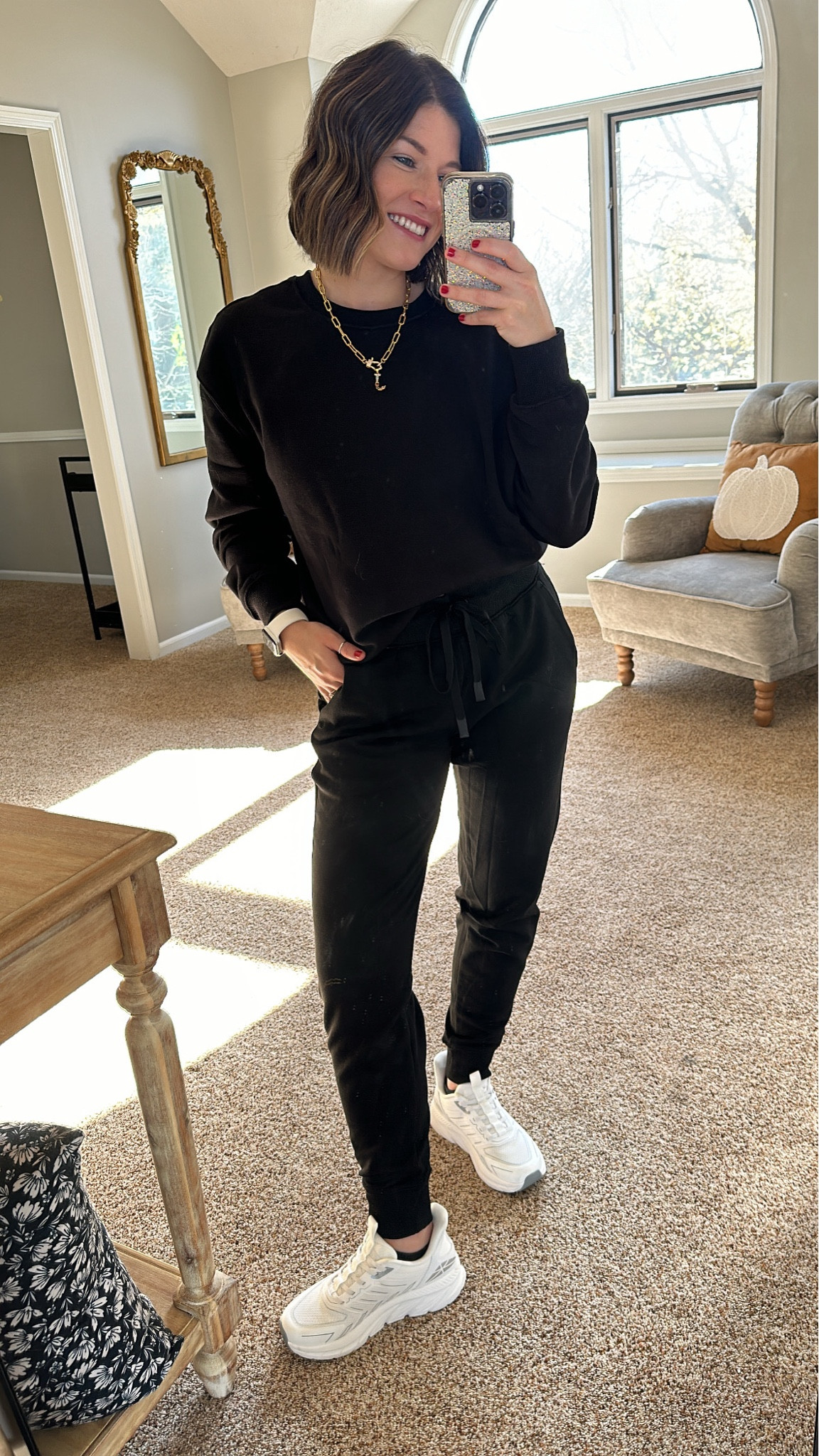 Obsessed with how comfy this set is! So affordable for a good quality pieces. Own it now in 3 colors - wearing size S in both! 

Necklace is from a boutique called Confetti Closet (10/10 recommend!!) but linking similar initial charms! 

#LTKfindsunder50 #LTKActive #LTKstyletip