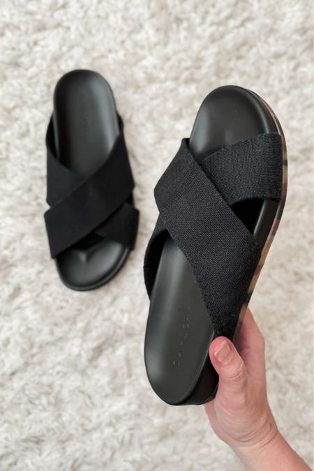 My l Weekend Slide Sandals from Rothy’s arrived today and I’m so pleased with them! They’re comfortable (due to flexible recycled fabric straps), are TTS, and I love the sleek criss-cross design. 

I can already tell that these slide sandals are going to be in heavy outfit rotation throughout the rest of my pregnancy, during postpartum and beyond! 

#LTKshoecrush #LTKbump