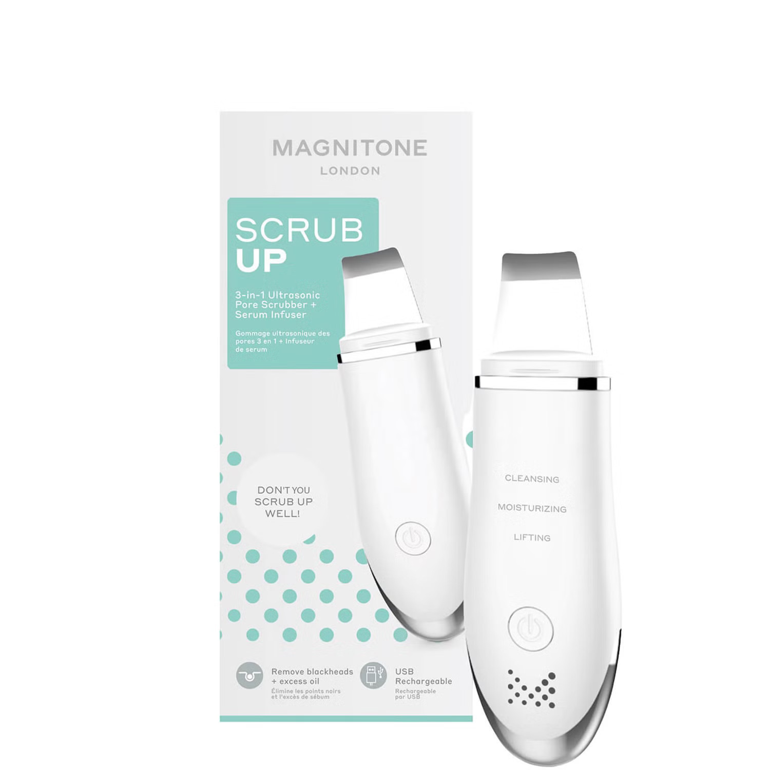 MAGNITONE London Scrub Up Ultrasonic Pore Scrubber | Look Fantastic (ROW)