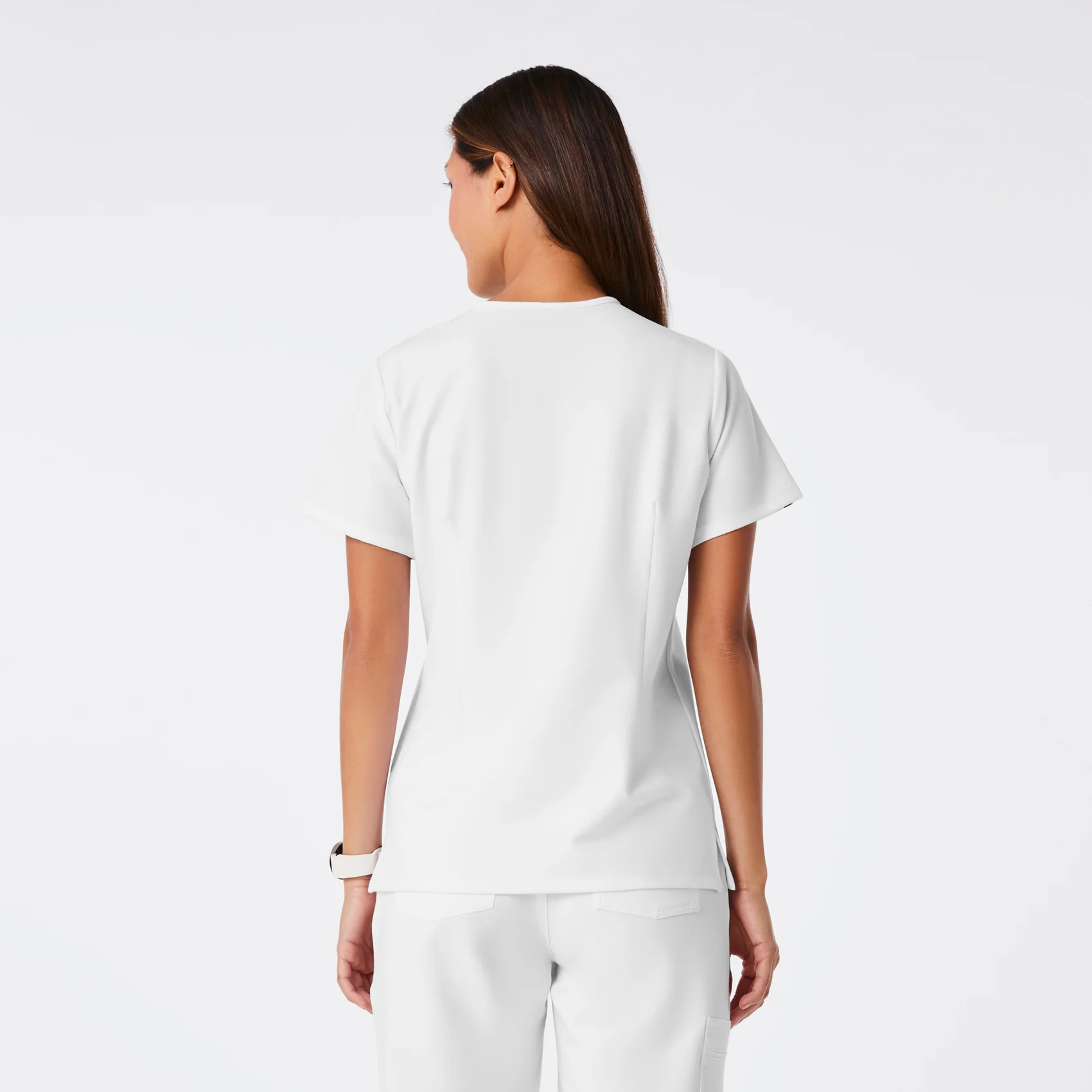 Women's Catarina One-Pocket Scrub Top™ - Optic White · FIGS | FIGS