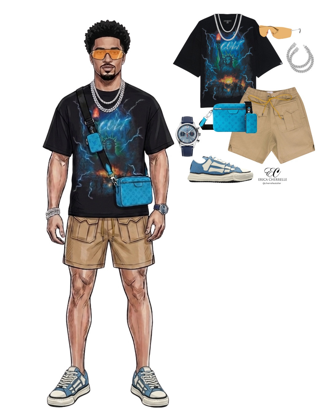 POV: It’s time to POP OUT🔹🔵🔹

Color is the move this season—bold graphics, pops of blue, warm neutrals… it’s giving main character energy without trying too hard. Keep the fit clean, let one piece stand out, and finish it off with modern accessories that do the talking—crossbody, chains, tinted shades.

Because the difference between “he got dressed” and “he got style”… is all in the details. Link in bio for clothing links 🔗.

Tap in if you’re ready to elevate your look this spring 💼✨

#MensSpringStyle #MensFashion #virtualstylist #personalstylist #streetwearmen

#LTKFestival #LTKMens #LTKootd