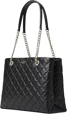 Kate Spade Natalia Tote Bag Women's Leather Large Handbag (Black) | Amazon (US)