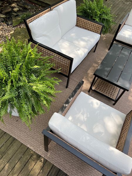 Walmart patio update! Such a great price for this set! 

Walmart,Walmart home, Walmart outdoor, Walmart patio, patio furniture, outdoor furniture, balcony, porch, deck, patio, seasonal refresh, outdoor rug, outdoor pillow, drink dispenser, planter
 #walmarthome 


#LTKhome #LTKSeasonal #LTKstyletip