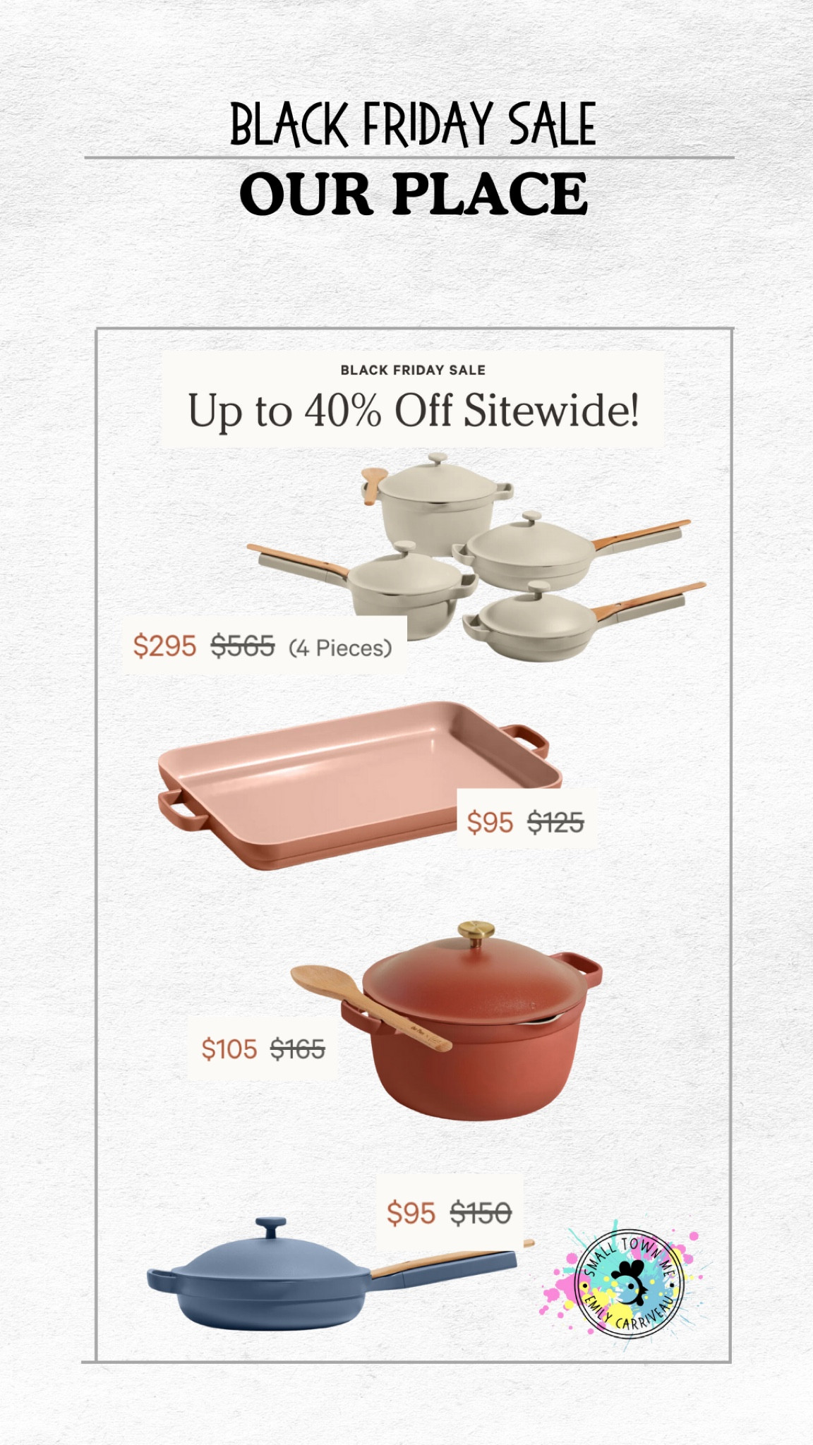 Our place Black Friday sale!! Up to 40% off!
Linking my favorite pans 
Love these non stick non toxic cookware 

#LTKSaleAlert #LTKSeasonal #LTKHoliday