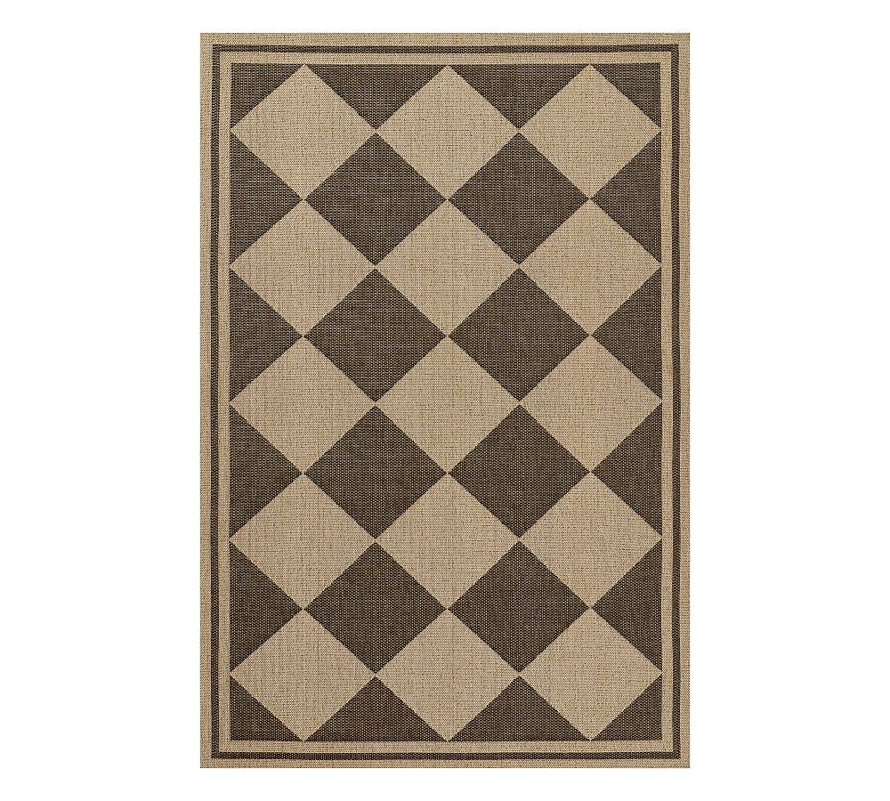 Erin Gates By Momeni Saybrook Diamond Outdoor Performance Rug | Pottery Barn (US)