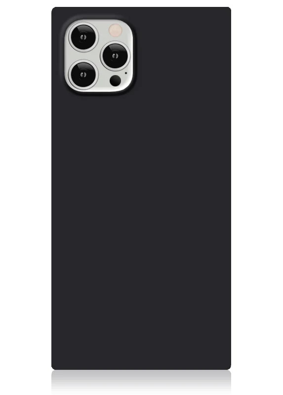 Matte Black SQUARE iPhone Case | FLAUNT