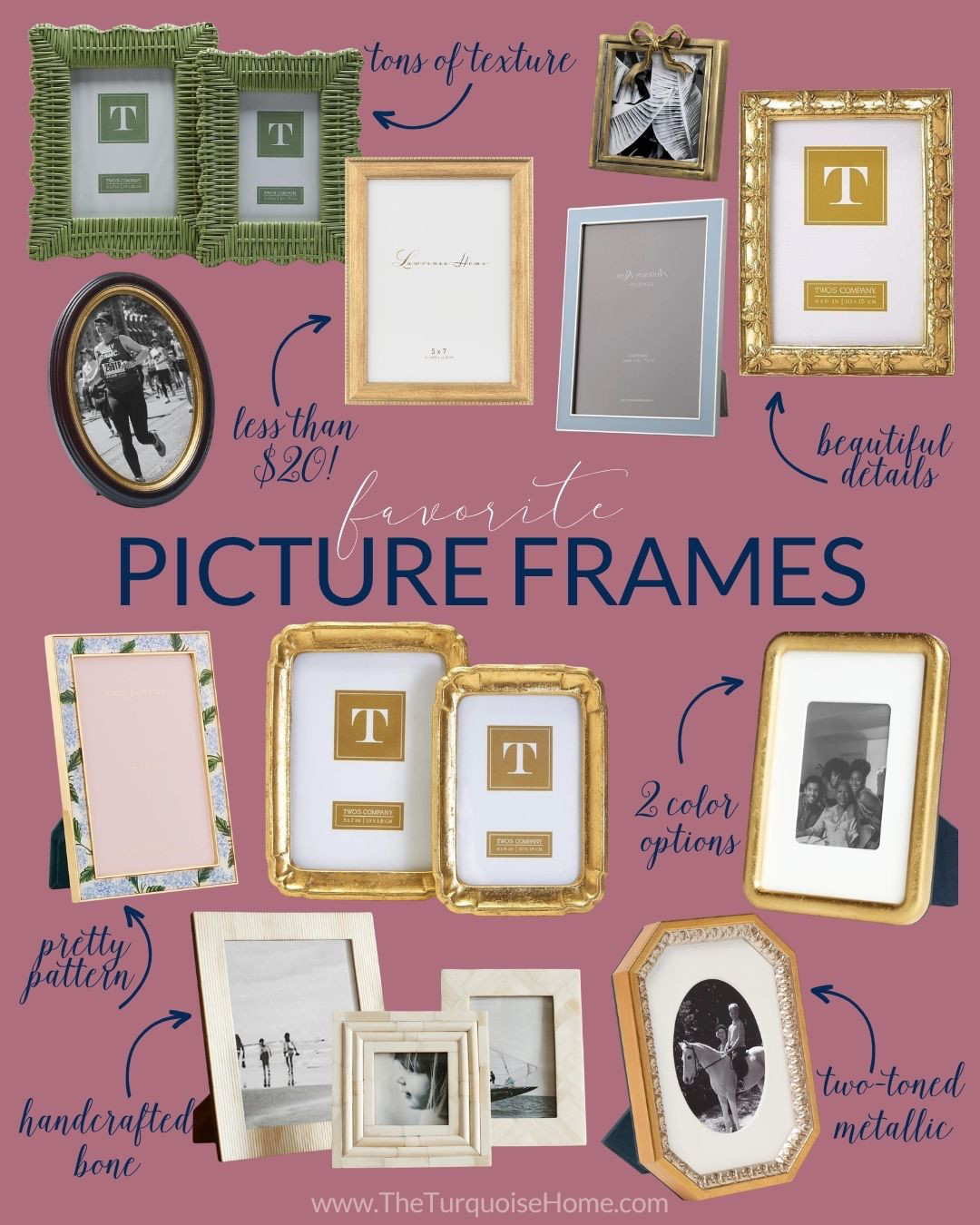 Add a sentimental photo to a beautiful picture frame and you have an easy Mother's Day gift! 

 #LTKMothersDay #LTKHome