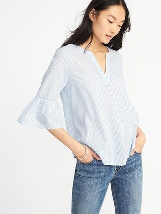 Relaxed Bell-Sleeve Blouse for Women | Old Navy US
