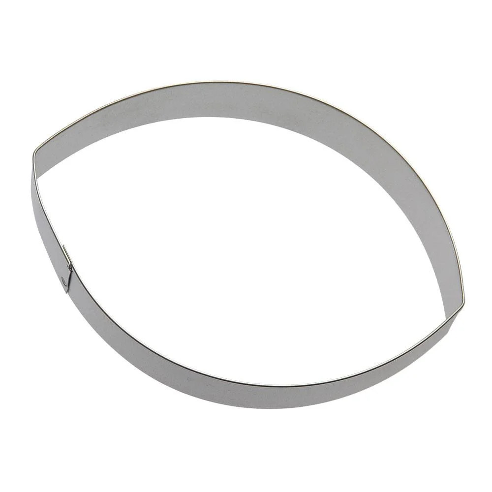 Football Cookie Cutter 4.75 in - Foose Cookie Cutters - US Tin Plate Steel - B1410 | Walmart (US)