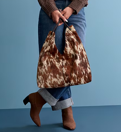 A.N.A Calfhair Hobo Bag 

 