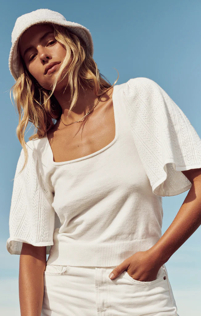 Gigi Pointelle Sweater Top | Z Supply