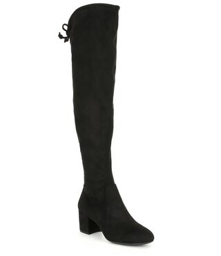 Trillia Stretch Fabric Over-the-Knee Block Heel Boots | Dillard's