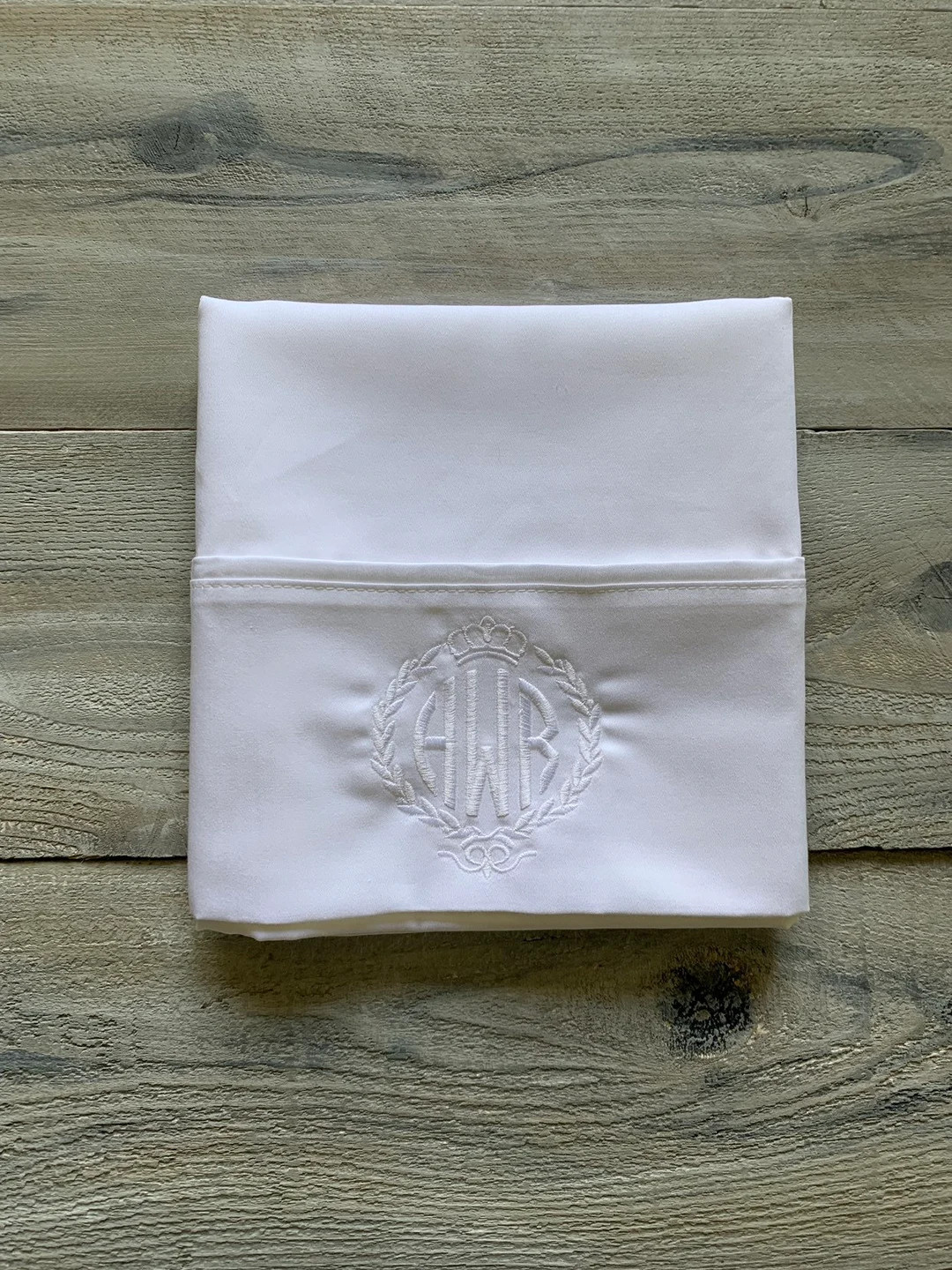Monogram Pillowcase Set of Monogrammed Pillowcases - Etsy | Etsy (US)