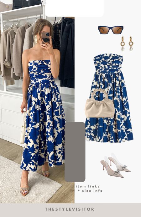 Lovely spring dress, unfortunately already sold out before I can even post it. Wearing size 36 and found sort of a dupe which I linked. Read the size guide/size reviews to pick the right size.

Leave a 🖤 to favorite this post and come back later to shop

#spring dress #floral dress #navy #cream #off shoulder dress 

#LTKstyletip #LTKeurope #LTKSeasonal