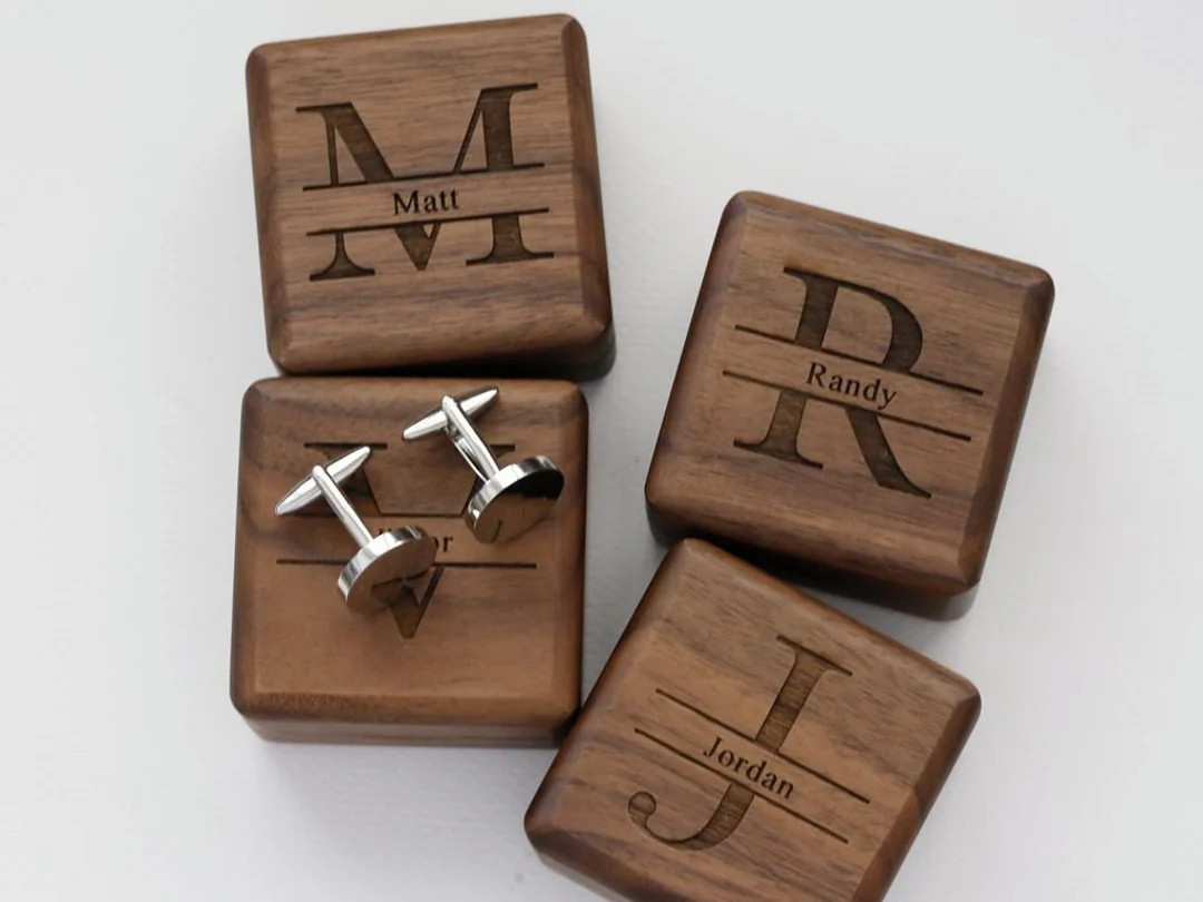 Personalized Cufflinks, Groomsmen Gifts Personalized Cufflinks, Monogram Cufflinks, Personalized ... | Etsy (US)