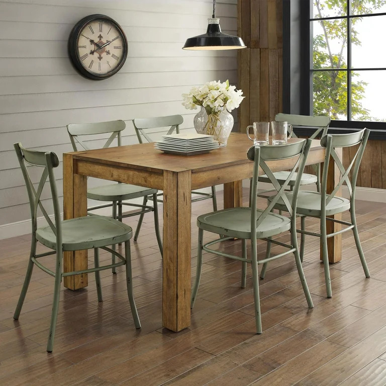 Better Homes & Gardens Bryant Dining Table, Rustic Brown | Walmart (US)