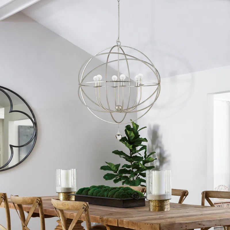 Jayden 6 - Light Statement Globe Chandelier | Wayfair North America