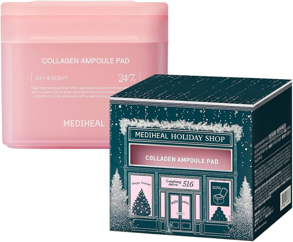 Mediheal Holiday Edition Collagen Ampoule Pad –Skin Firming & Restore Elasticity - Tighten Wrin... | Amazon (US)
