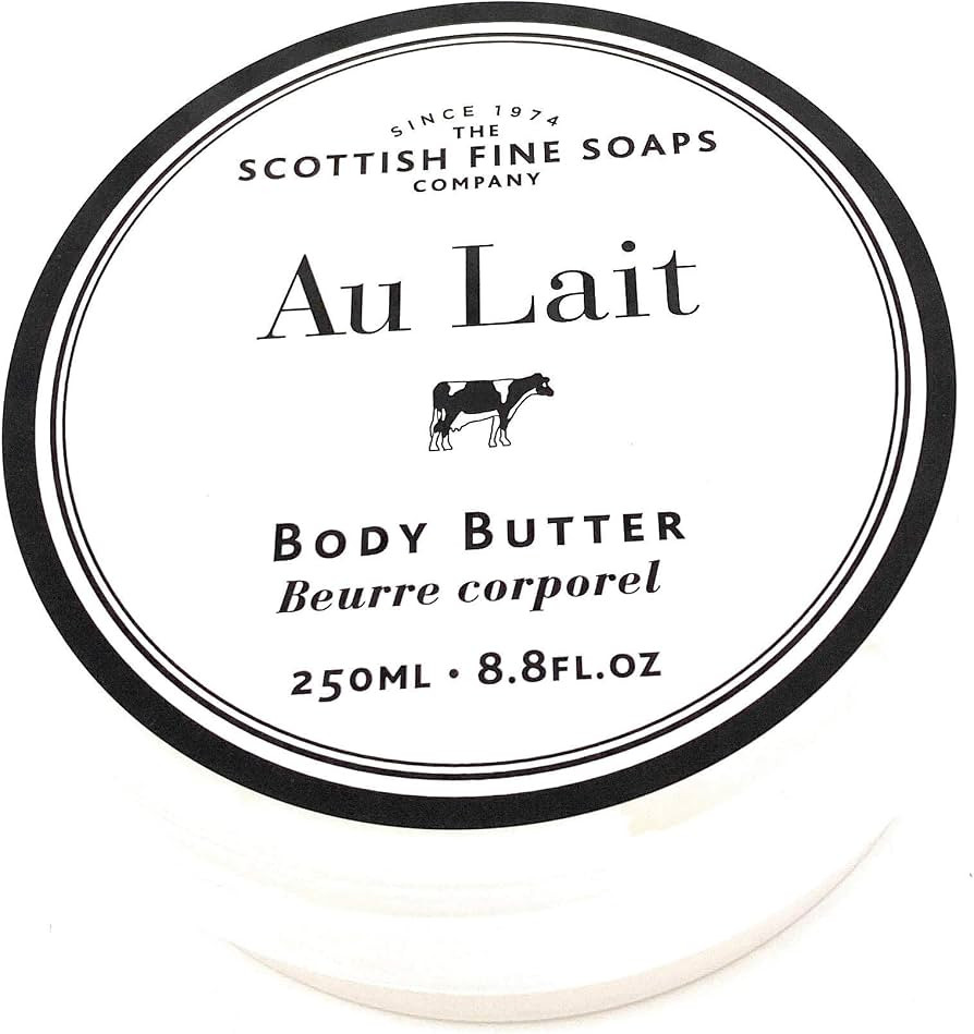 Scottish Fine Soaps Au Lait Extra Nourishing Body Butter - 8.8 oz. Jar | Amazon (US)