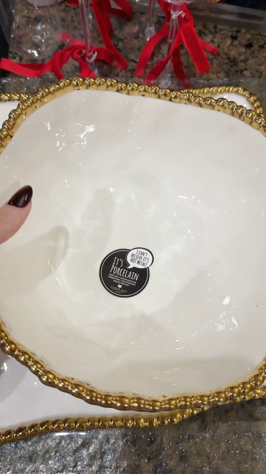 I was so excited for this find!! This is the perfect hosting set. They are beautiful, well made, and so affordable. I bought several pieces before hosting Christmas dinner at my house and I received so many compliments on them. I will definitely continue adding to my set over time. These would be perfect for hosting a New Year’s Eve party too. Also a great gift idea. 

#LTKFindsUnder50 #LTKHoliday #LTKHome