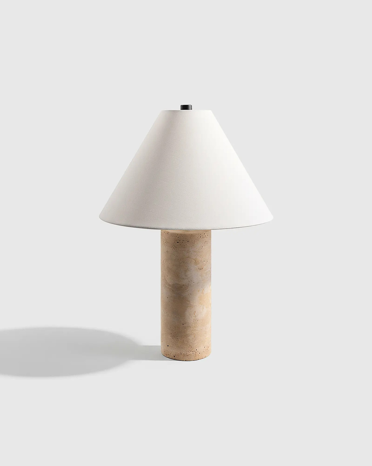 Travertine Table Lamp, from Quince