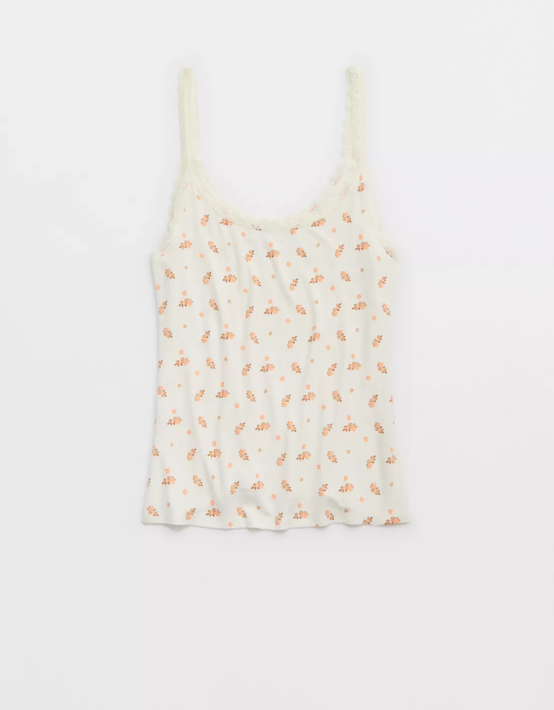 Aerie Real Soft® Lace Trim Tank | American Eagle Outfitters (US & CA)