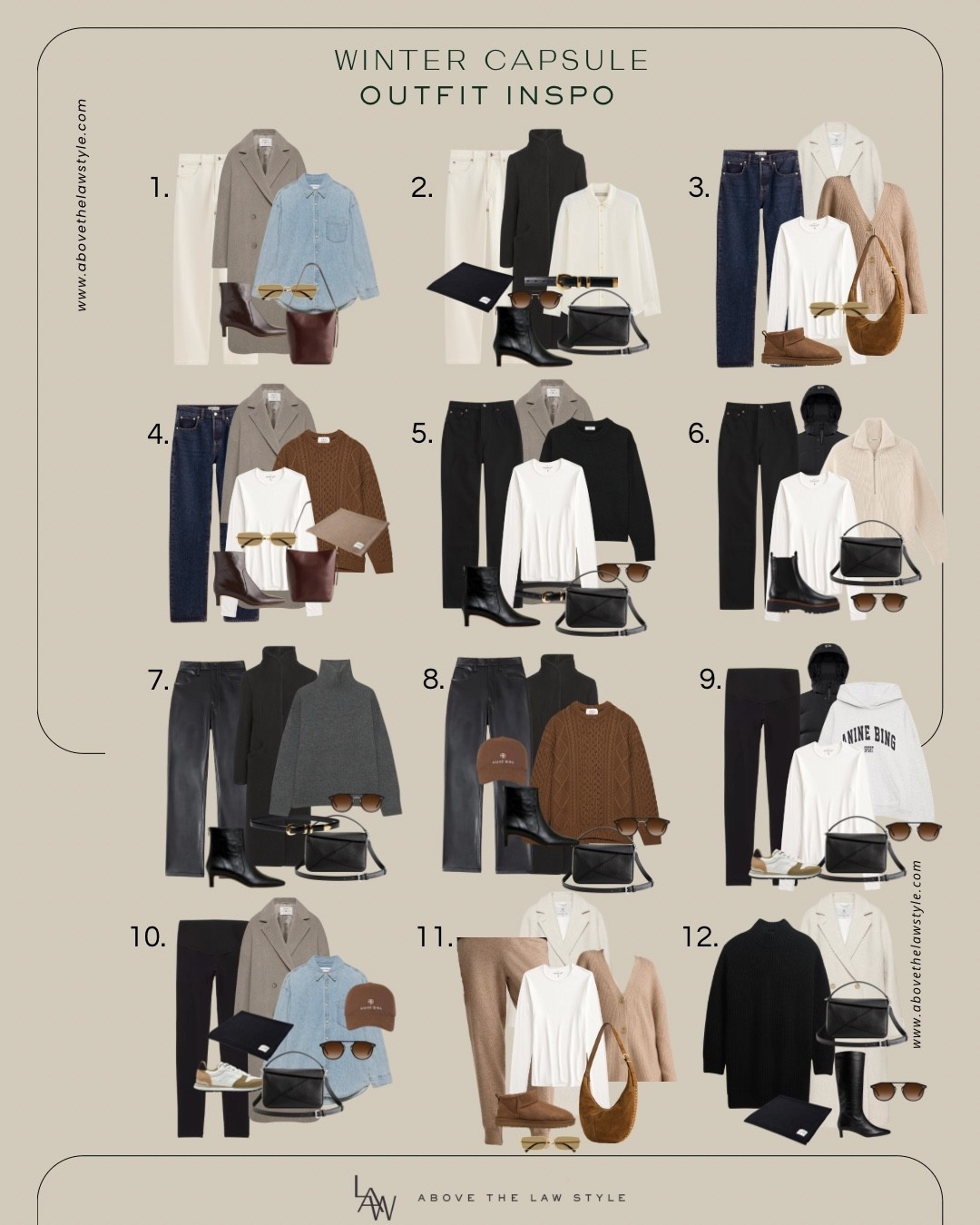 Winter Capsule: Outfit Guide

#LTKFindsUnder50 #LTKStyleTip #LTKFindsUnder100