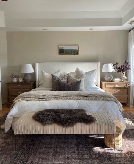Bedroom favorites in our bedroom include our upholstered bed, bedding, this beautiful quilt, throw and more!

Bedroom, bedding, bed, nightstand, 

#LTKsalealert #LTKhome #LTKSeasonal