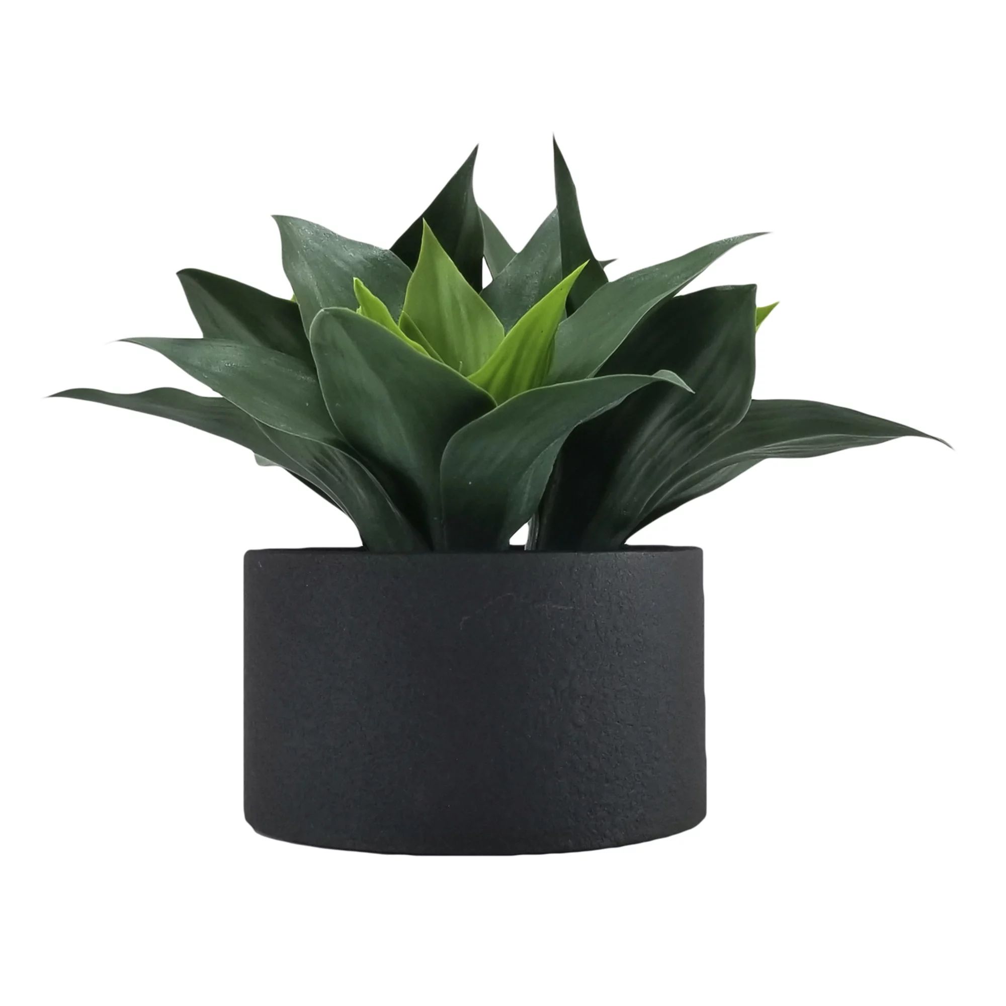 Better Homes & Gardens Faux Agave Plant in Black Planter, 9.25" x 9" | Walmart (US)