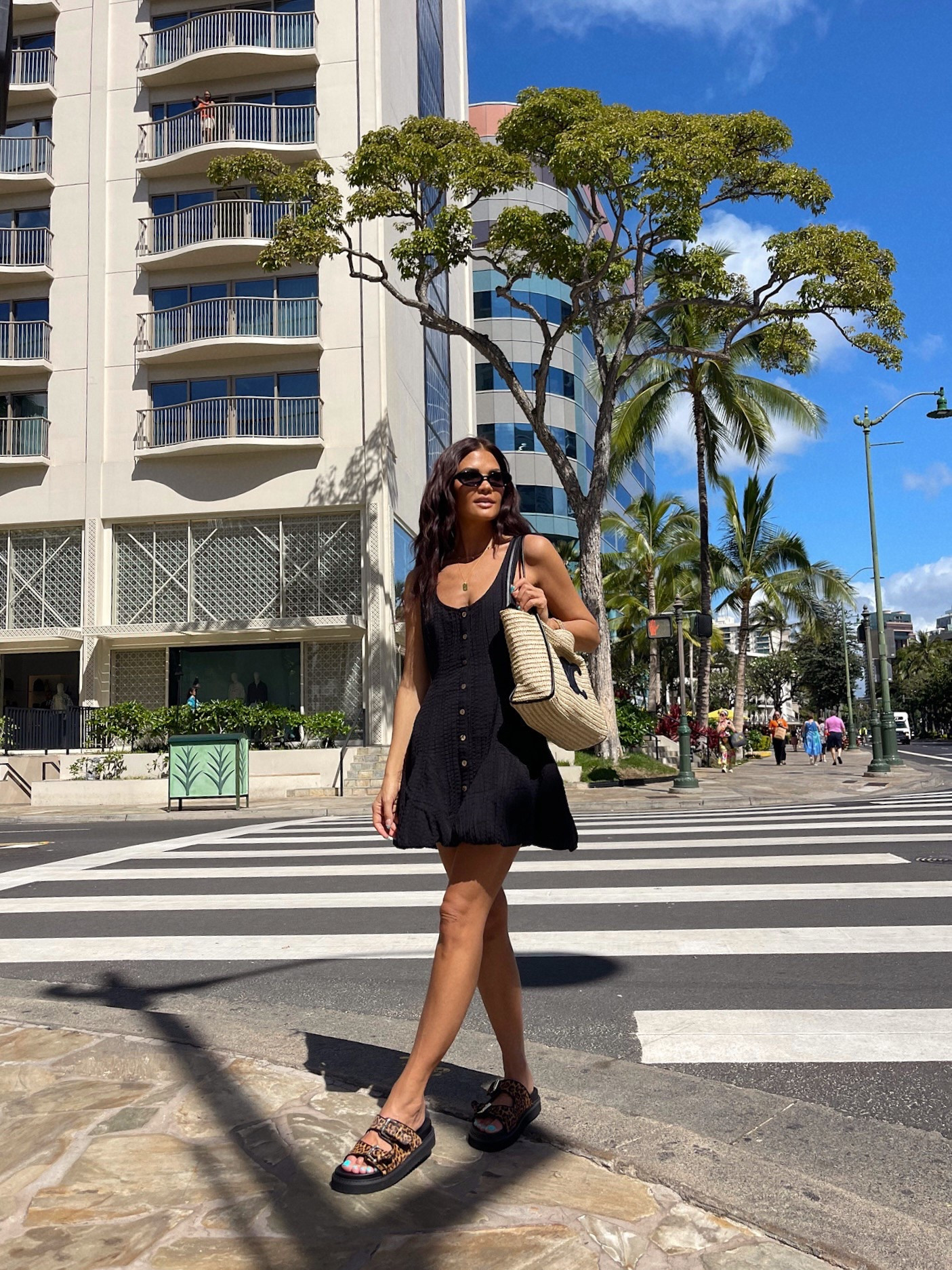 Free People Emilia dress 
Gigi Pip Dionne Sunglasses - Code: Kristin15 
Marc Fisher Agusta Sandals 

Jewelry: 
Ahava Jewel - Code: Kristin10 
Electric Picks - Code: WildOne20
Made by Mary - Code: Kristin10 



#LTKStyleTip #LTKTravel #LTKShoeCrush