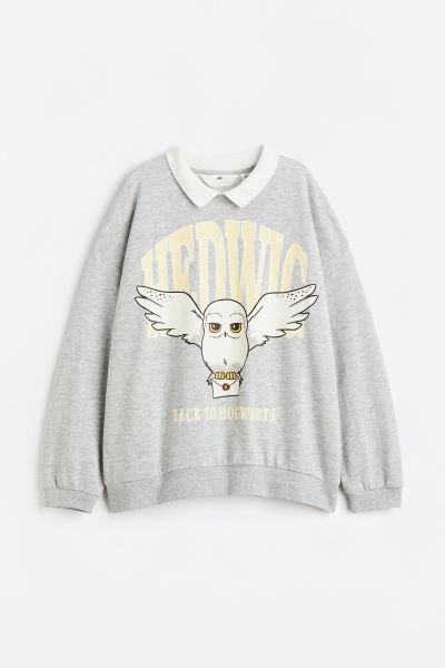 Oversized Printed Sweatshirt | H&M (US + CA)