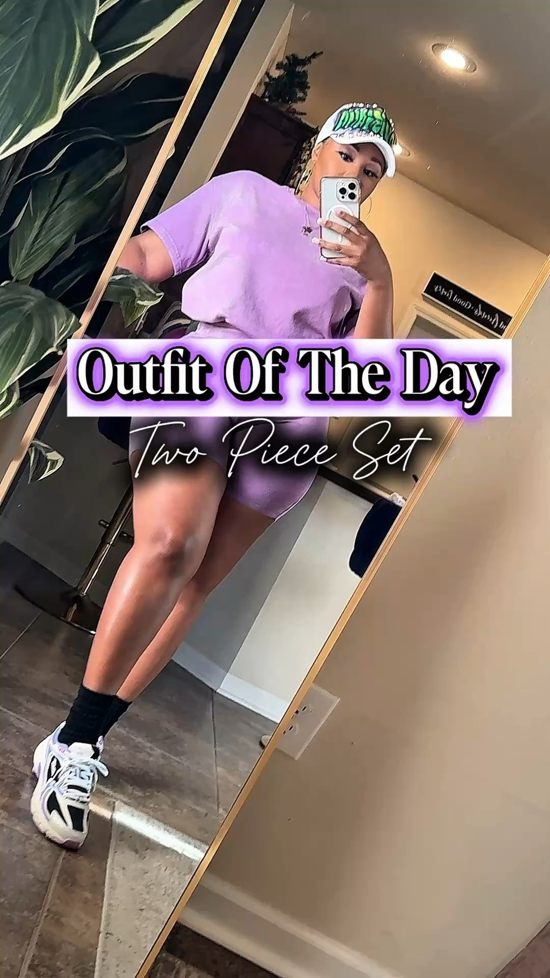 2 Piece Set 💜
Size:L
Hat: Airbrushed By @flygirlairbrush (IG) Junk’d By Yours Truly 
Sneakers: 9

#LTKootd #LTKSaleAlert #LTKBeauty