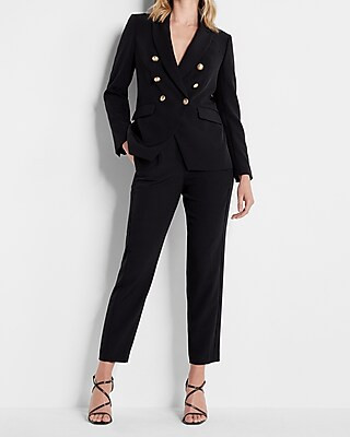 Peak Lapel Double Breasted Blazer | Express