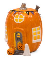 8in Led Pumpkin Village | TJ Maxx