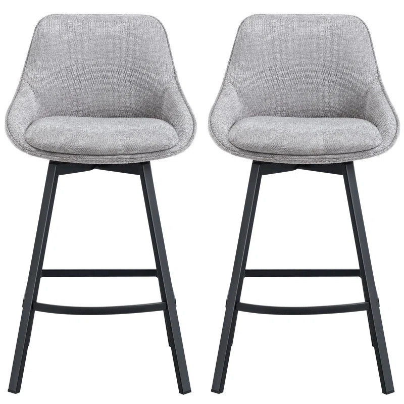 Corrigan Studio® Absalom Swivel 25.6'' Counter Stool & Reviews | Wayfair | Wayfair North America