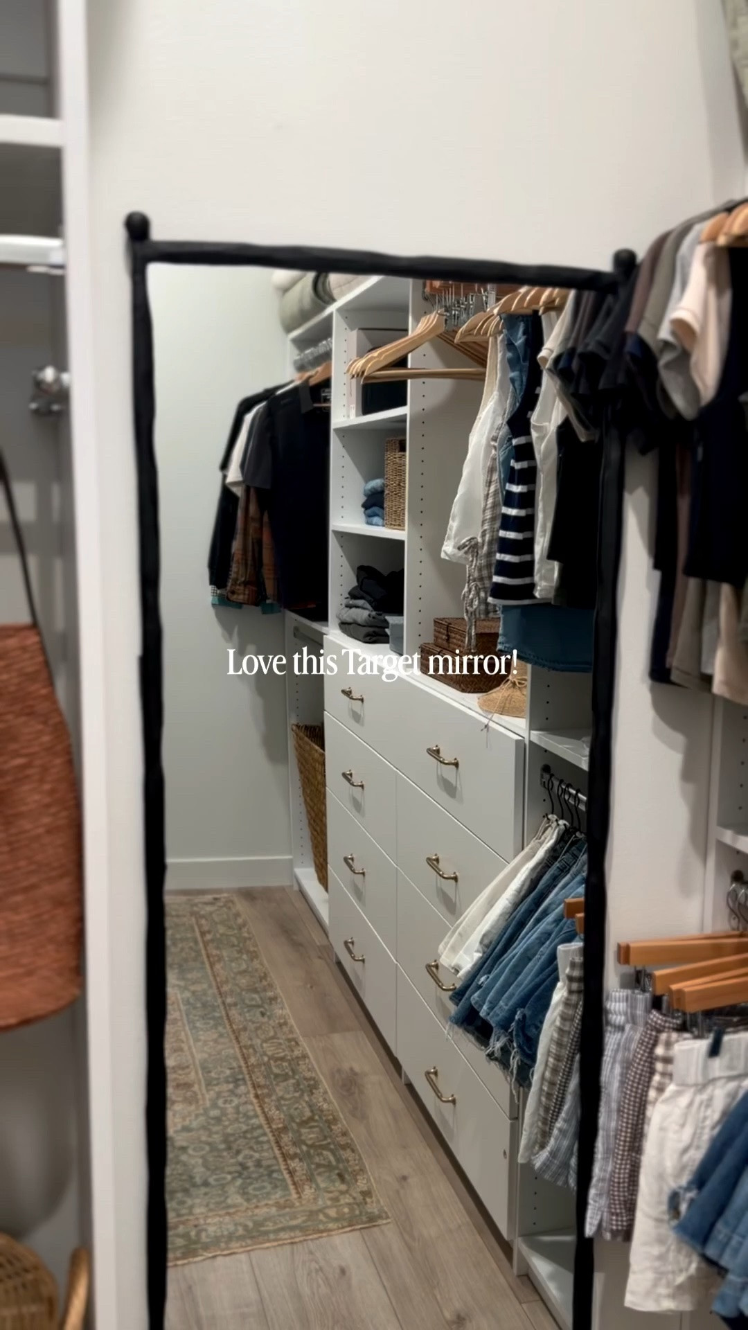 Love this metal mirror in our closet

#LTKHome