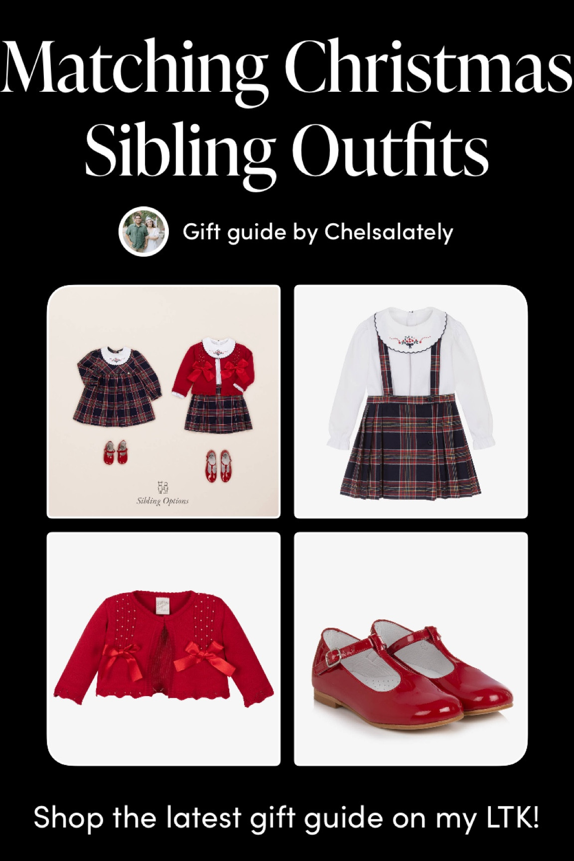 Looking for stylish matching Christmas outfits for siblings? Opt for sophisticated looks like tailored shirts, plaid skirts, or elegant sweaters in festive hues. Subtle holiday prints or monogrammed pieces add a personalized touch. Perfect for family gatherings or holiday photos, these chic outfits will keep your kids looking picture-perfect all season. #formalchristmasoutfits

#LTKSeasonal #LTKKids #LTKHoliday