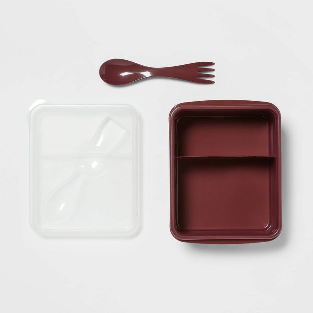 Plastic Bento Box with Utensil - Room Essentials™ | Target